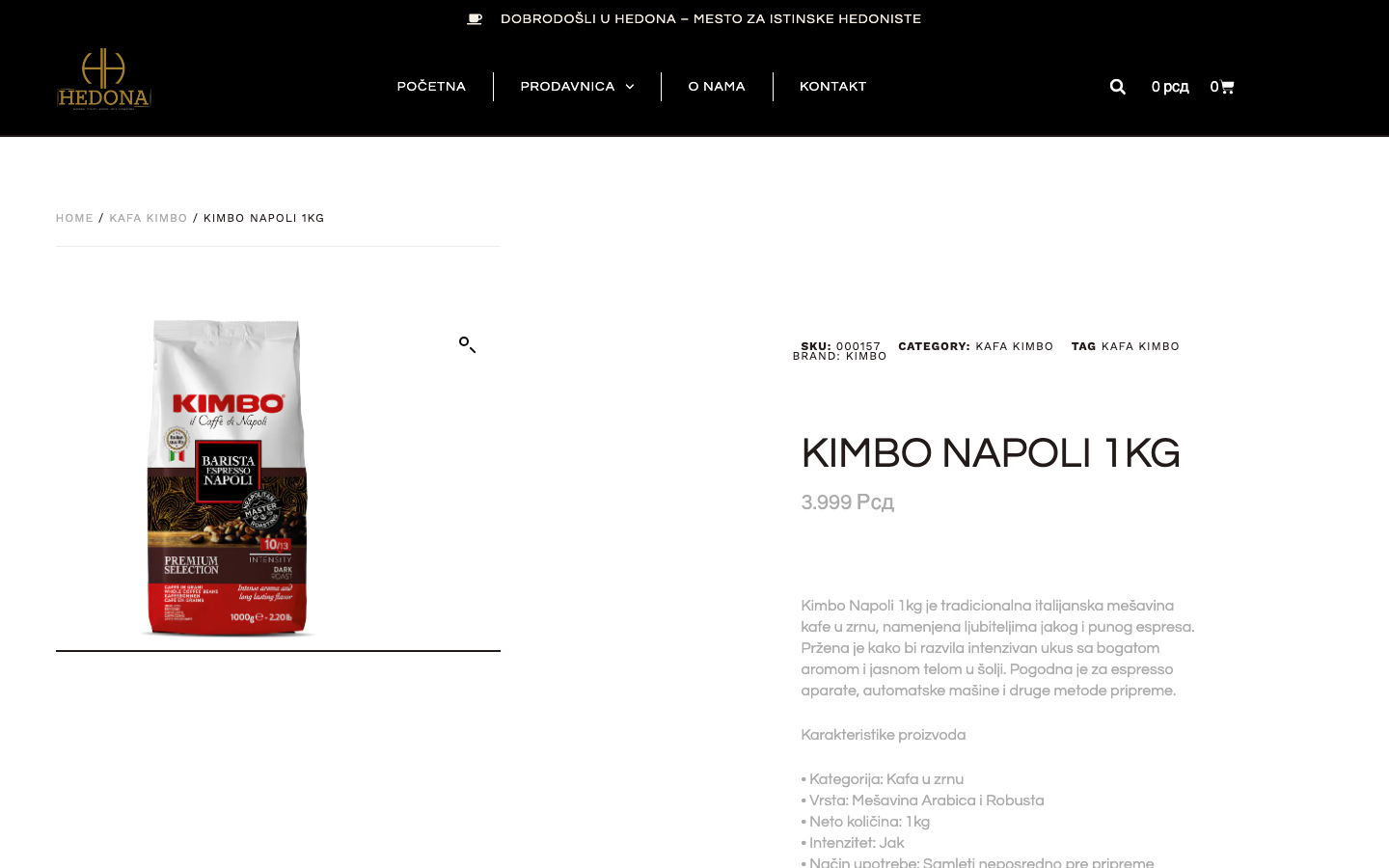 Stranica proizvoda — detalji i kupovina